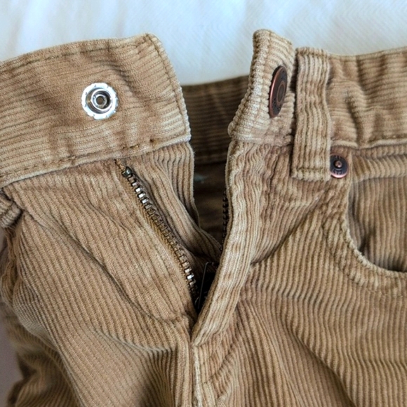 babyGap tan cotton corduroy straight leg pants 12-18 months baby toddler boy - Picture 4 of 9